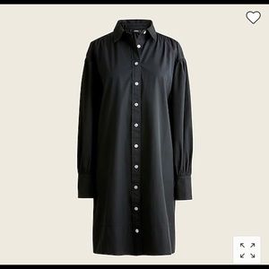Black j crew shirtdress